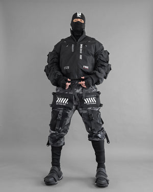 SMRI BSKR Black Bomber Jacket