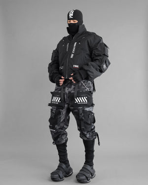 SMRI BSKR Black Bomber Jacket