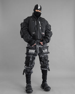 SMRI BSKR Black Bomber Jacket