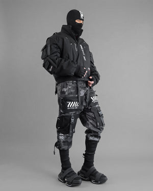 SMRI BSKR Black Bomber Jacket