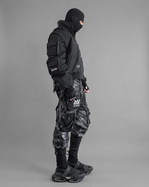 SMRI BSKR Black Bomber Jacket