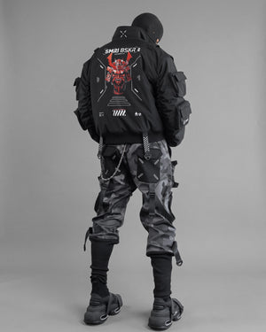 SMRI BSKR Black Bomber Jacket
