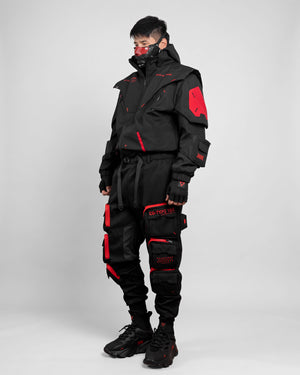 CG-Type 18R Black Red Cargo Pants