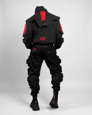 CG-Type 18R Black Red Cargo Pants