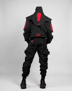 CG-Type 18R Black Red Cargo Pants