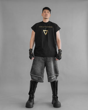 V3-S Black Gold Sleeveless T