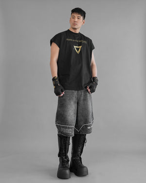 V3-S Black Gold Sleeveless T