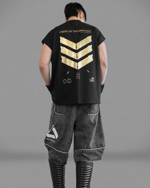 V3-S Black Gold Sleeveless T