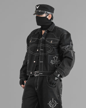 CPT-Type 0100A Black Captain's Hat