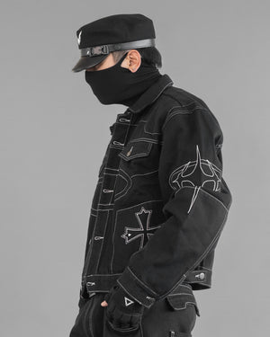 CPT-Type 0100A Black Captain's Hat