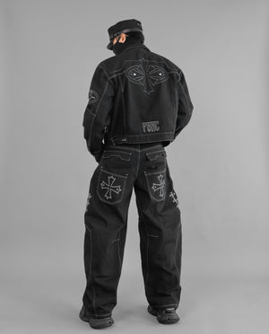 CPT-Type 0100A Black Captain's Hat
