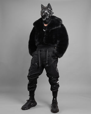Cyber Wolf Black Full Mask