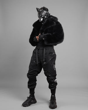 Cyber Wolf Black Full Mask