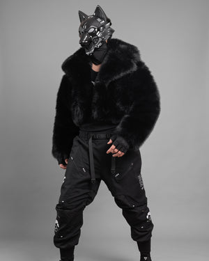 Cyber Wolf Black Full Mask