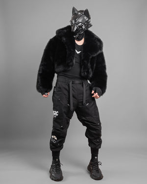 Cyber Wolf Black Full Mask