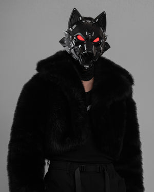Cyber Wolf Black Full Mask