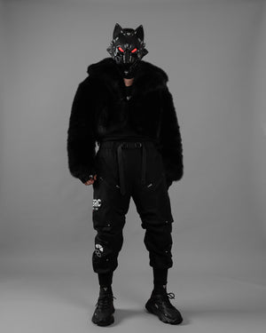 Cyber Wolf Black Full Mask