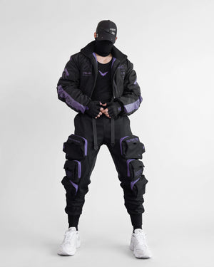 CG-Type 18R Black Purple Cargo Pants