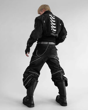 DF-Type 090 Black Scimitar Denim Pants