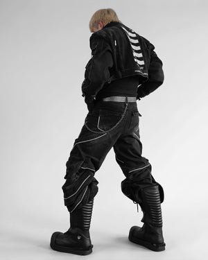 DF-Type 090 Black Scimitar Denim Pants