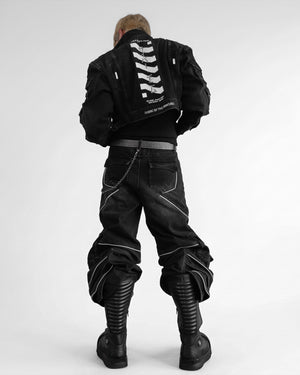 DF-Type 090 Black Scimitar Denim Pants