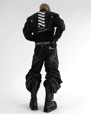 DF-Type 090 Black Scimitar Denim Pants