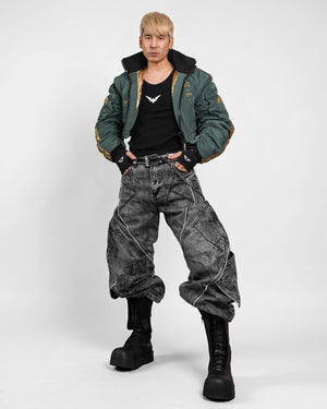 DF-Type 070 Charcoal Scimitar Denim