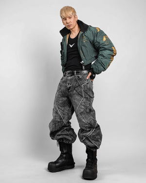 DF-Type 070 Charcoal Scimitar Denim