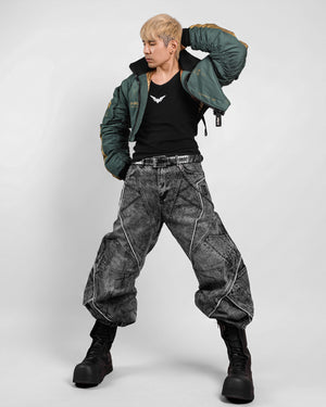 DF-Type 070 Charcoal Scimitar Denim