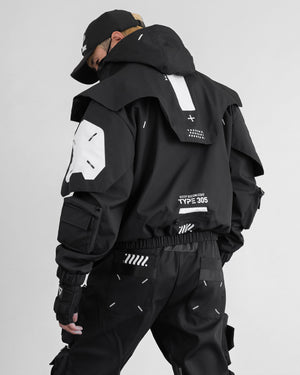 DRC-305 Black Deep Recon Coat