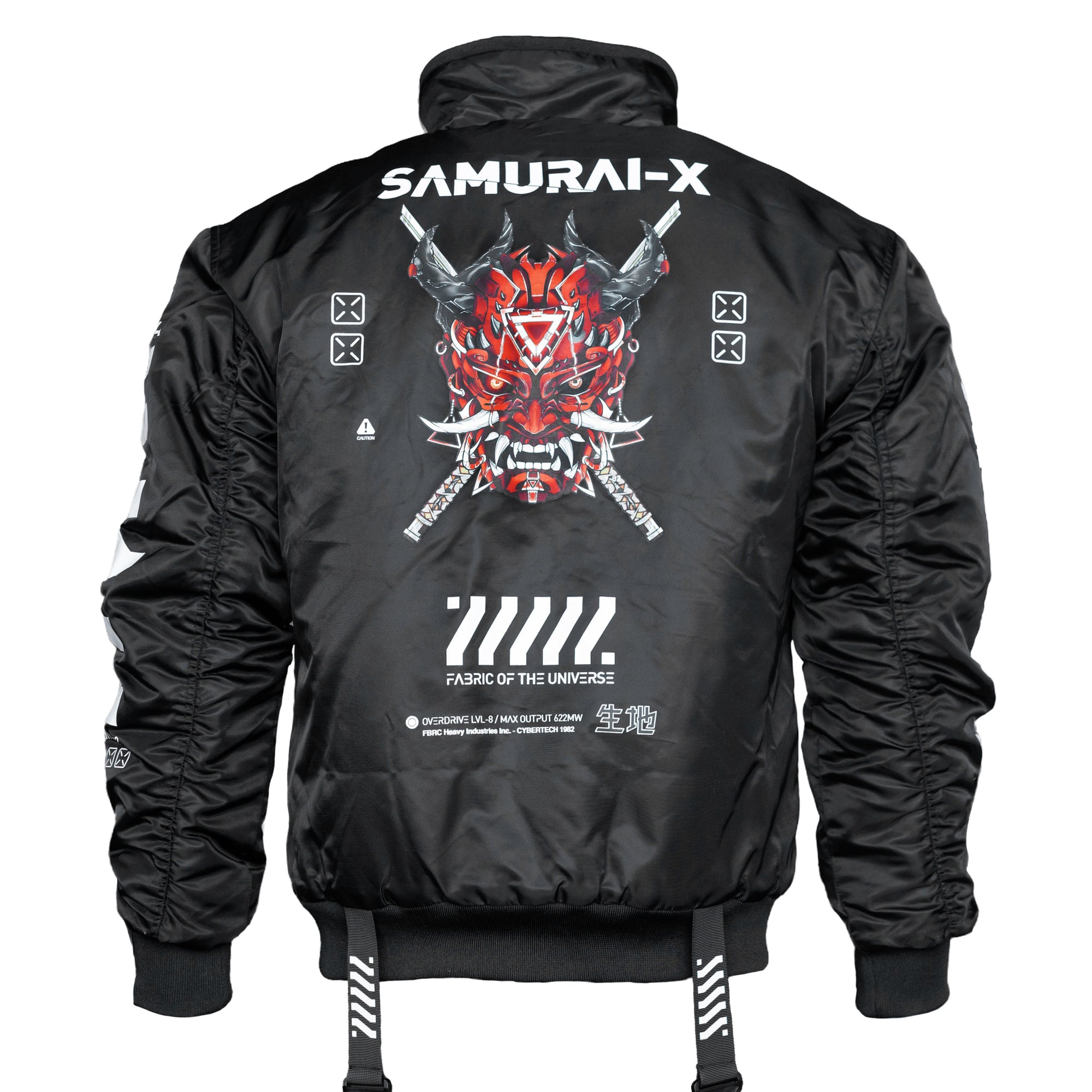 Samurai-X Black Bomber Jacket