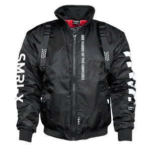 SMRI-X Black Bomber Jacket