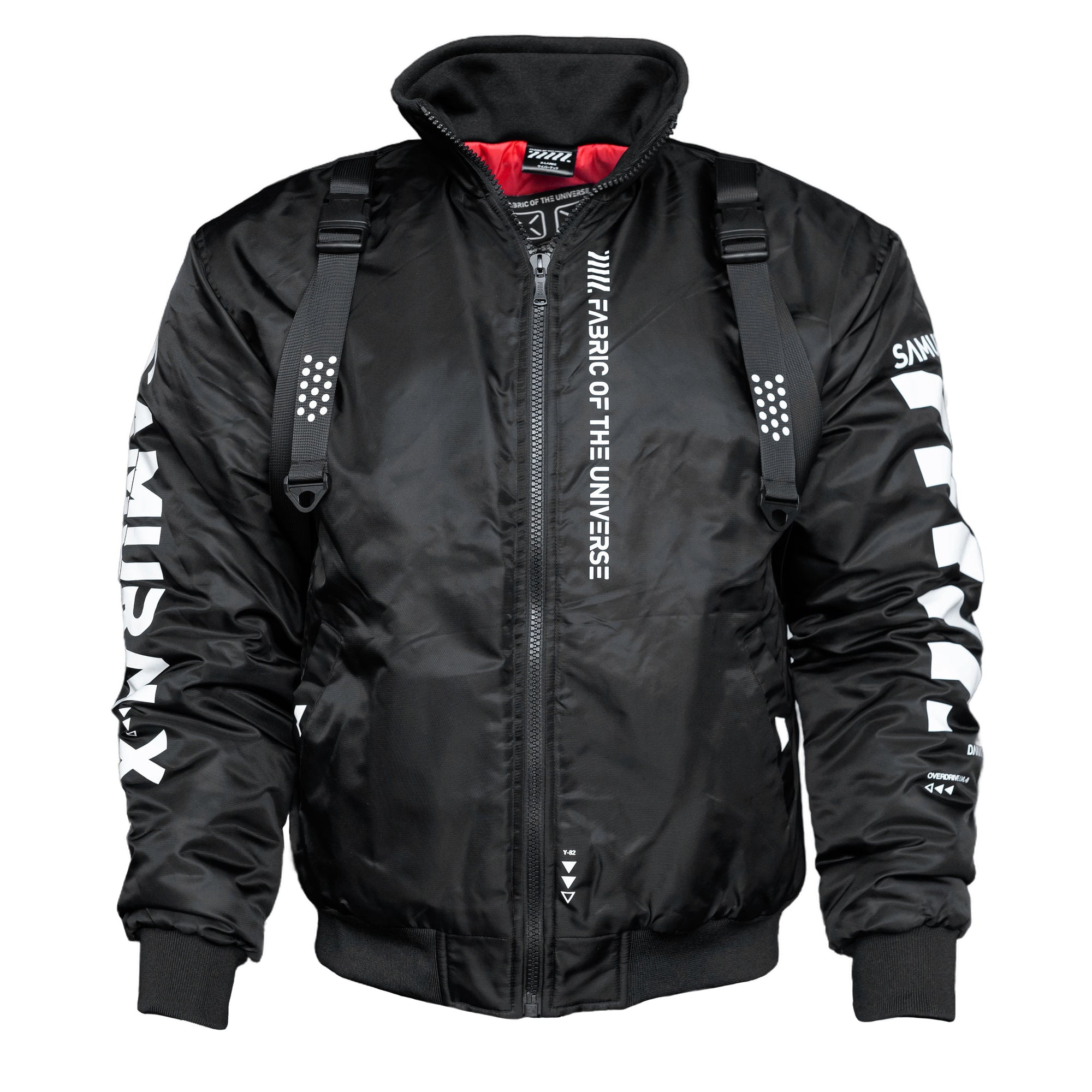 Samurai-X Black Bomber Jacket