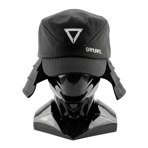 Samurai-02A Black Bucket Hat