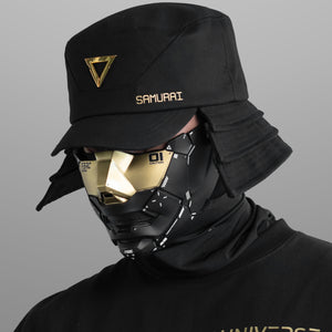 Samurai-02A Black Gold Bucket Hat