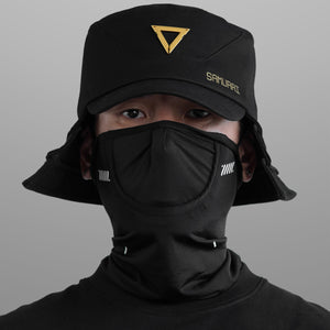 Samurai-02A Black Gold Bucket Hat