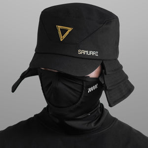 Samurai-02A Black Gold Bucket Hat