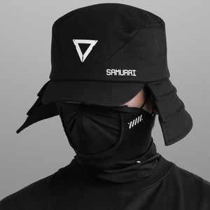 Samurai-02A Black Bucket Hat