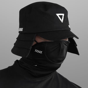 Samurai-02A Black Bucket Hat
