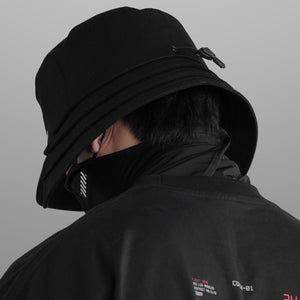 Samurai-02A Black Bucket Hat