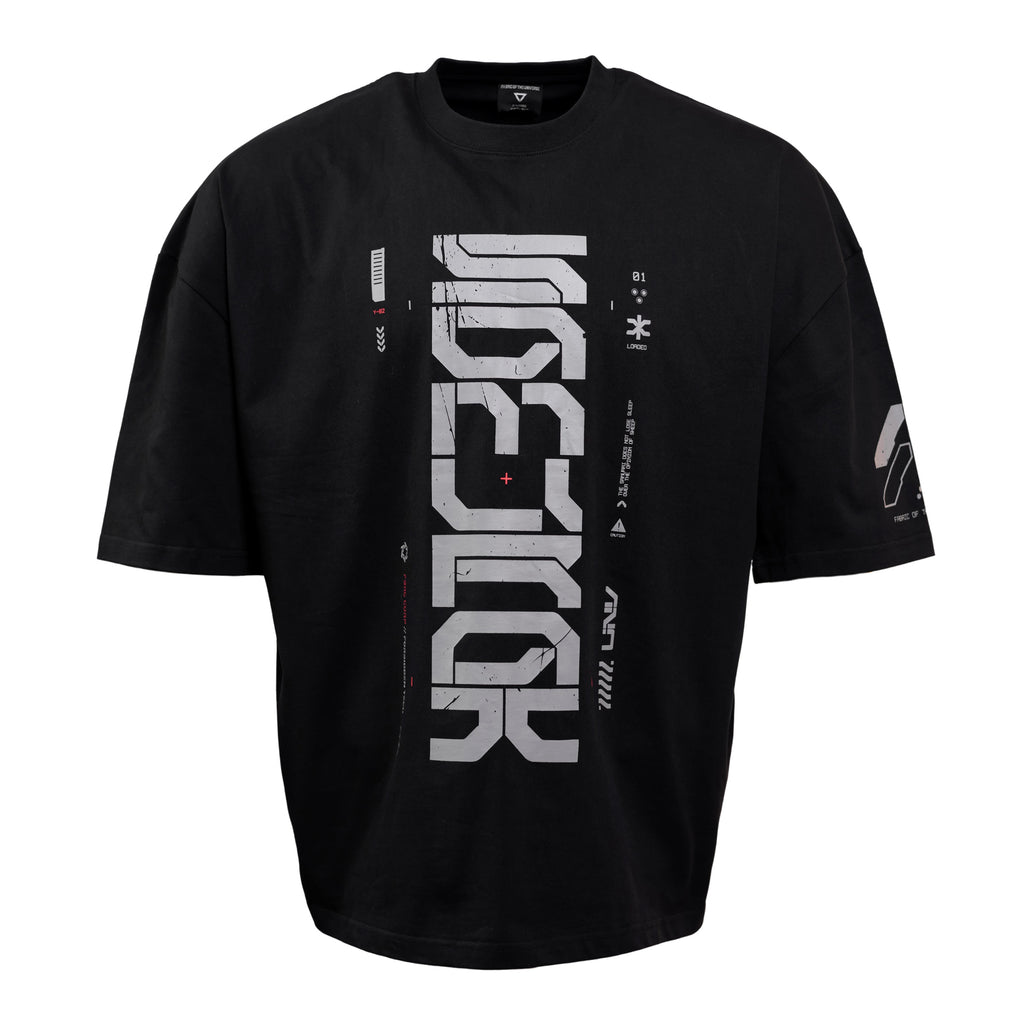 Black Samurai 限定参加Tシャツ Samurai Black Oversized Short Sleeve T - Fabric of the Universe