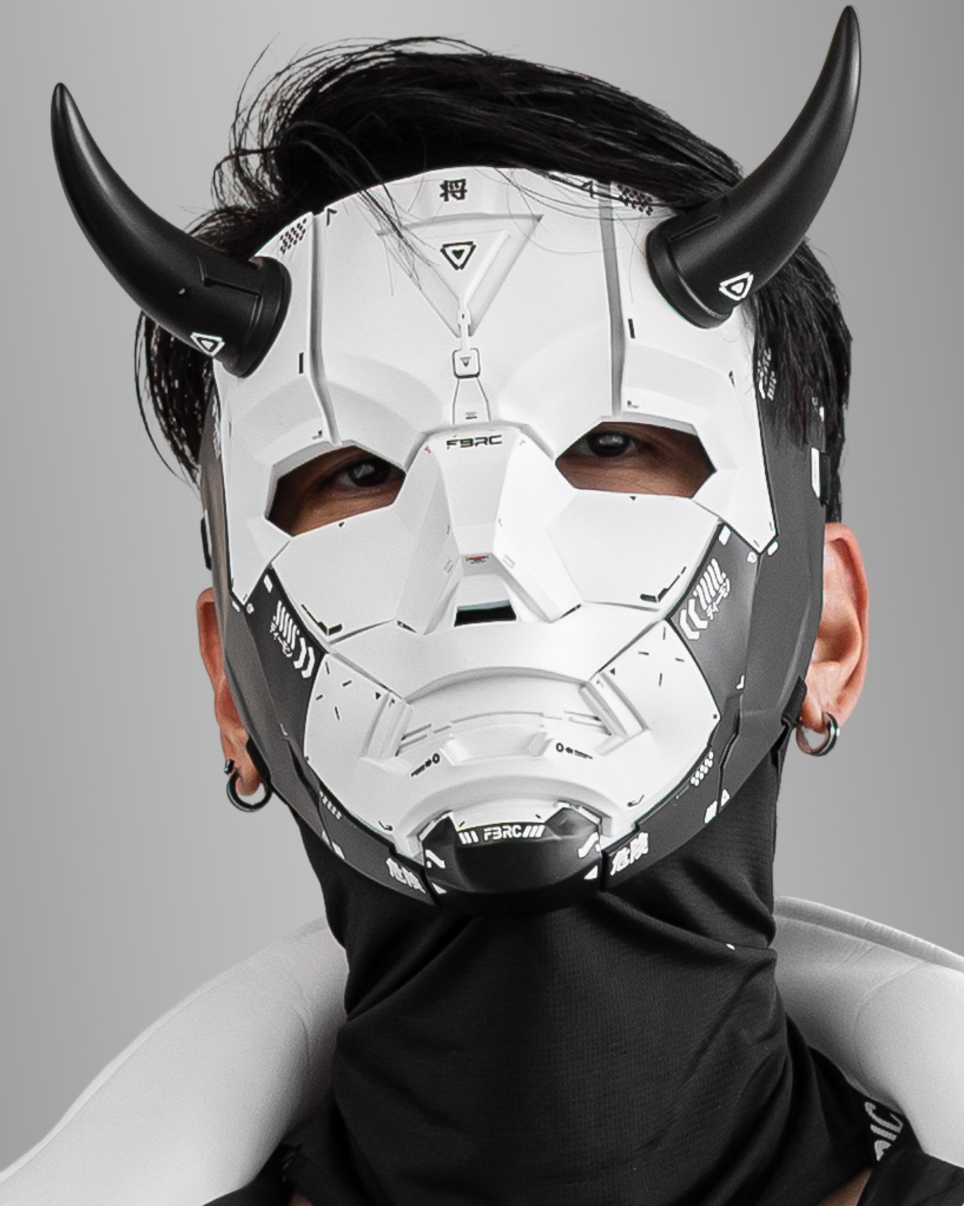 Mask9999 Genova Reborn Demon White Mask - Fabric of the Universe