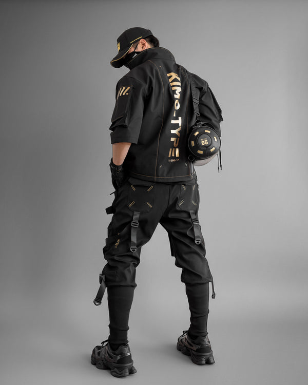 Kimo-Type 550 Black Long Kimono
