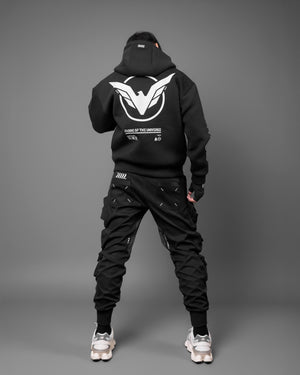 MG-Type 030 Black Neoprene Hoodie
