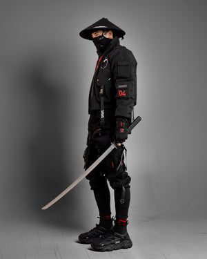 Reaper Black Short Bomber Jacket