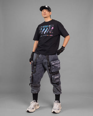 Cyber LA Black Short Sleeve T