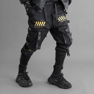 SN-Type 02C Black Gold Sneakers