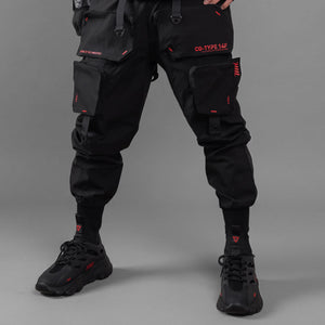 SN-Type 02C Black Red Sneakers