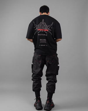 CG-Type 14F Black Red LW Cargo Pants