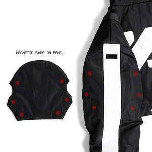 CRB-005 Black Crop Bomber Jacket